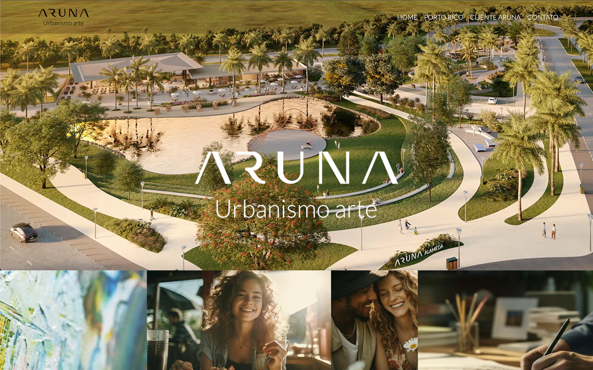 Site do Aruna Urbanismo