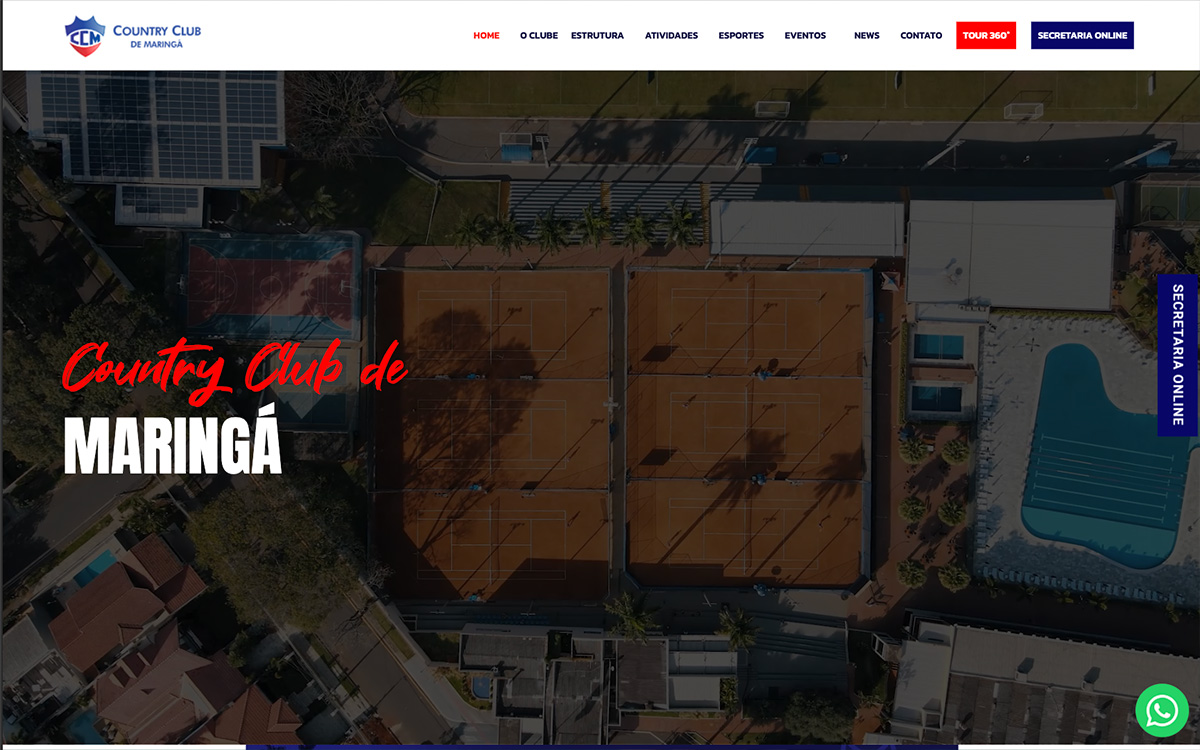 Site do Country Club de Maringá