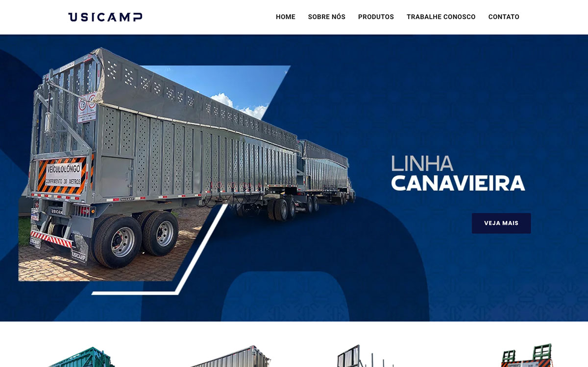 Site da Usicamp Maringá