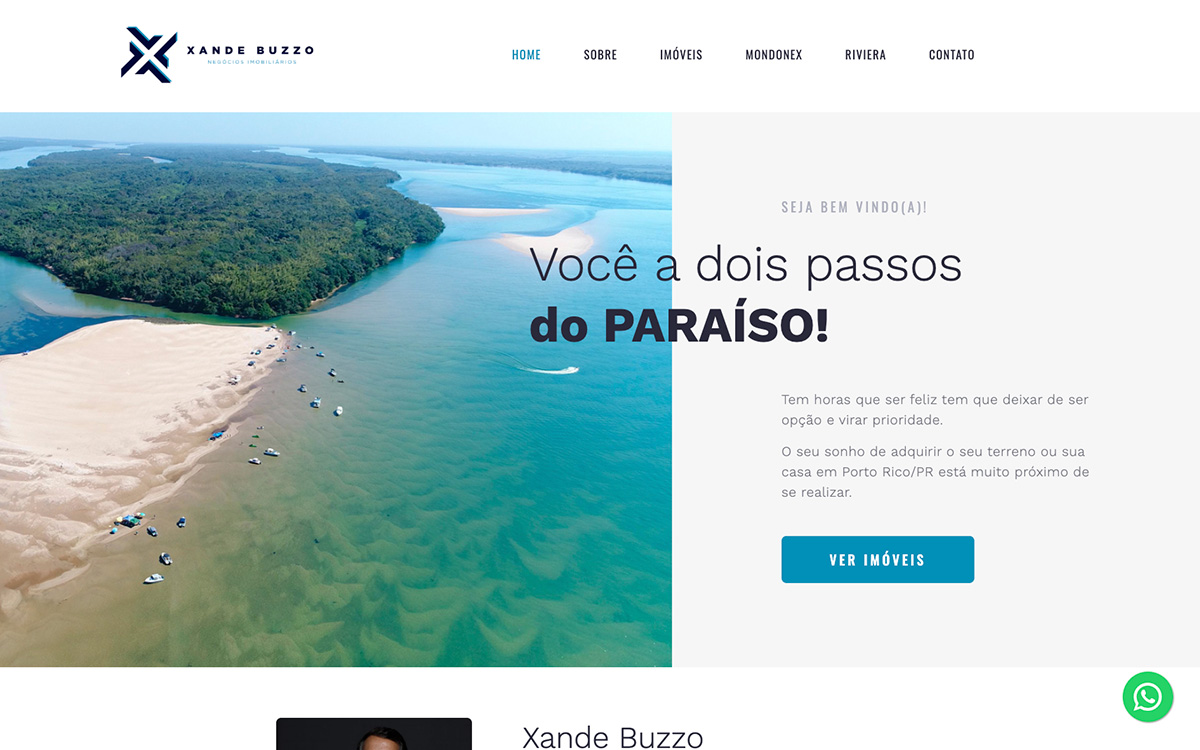 Site do Xande Buzzo